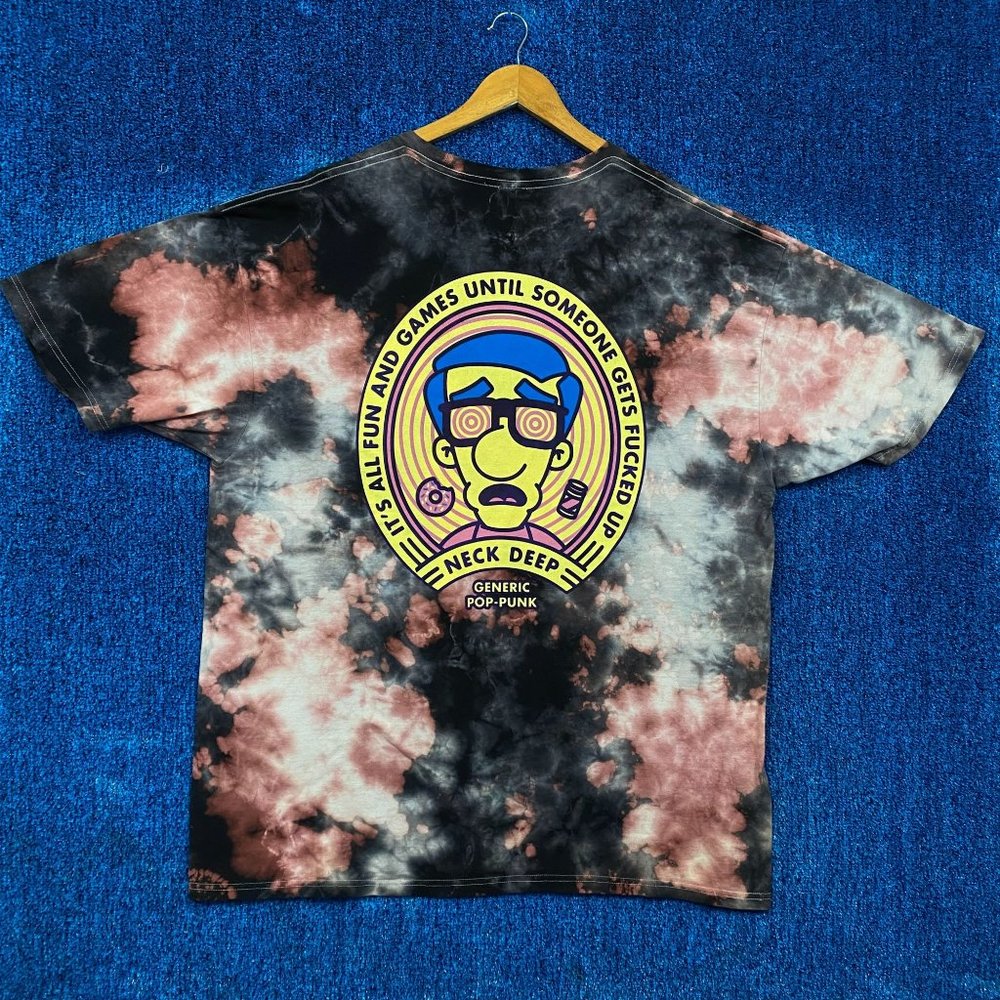 Neck Deep Kali Ma Twisted Milhouse Pop Punk Tie Dye 2X